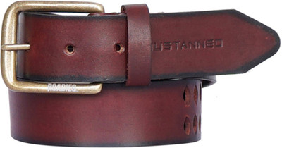 

Roadies Men Casual Brown Genuine Leather Belt