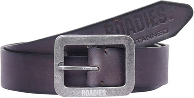 

Roadies Men Casual Brown Genuine Leather Belt
