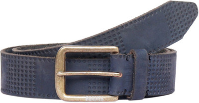 

Roadies Men Casual Blue Genuine Leather Belt, Navy
