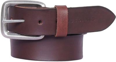 

Justanned Men Casual Brown Genuine Leather Belt
