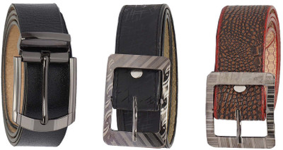 

Celebrino Men Casual Multicolor Artificial Leather Belt