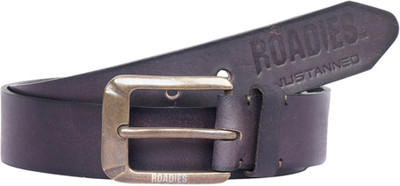 

Roadies Men Casual Brown Genuine Leather Belt