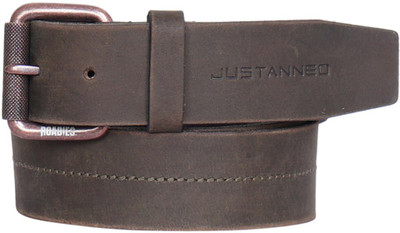 

Roadies Men Casual Brown Genuine Leather Belt