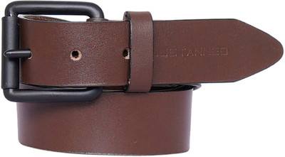 

Justanned Men Casual Brown Genuine Leather Belt