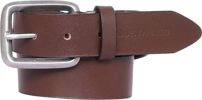 

Justanned Men Casual Brown Genuine Leather Belt