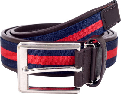 

Lino Perros Men Casual Blue Genuine Leather Belt