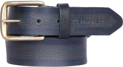 

Roadies Men Casual Black Genuine Leather Belt
