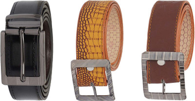 

Celebrino Men Casual Multicolor Artificial Leather Belt