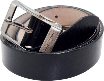 

jimmy carter Men Casual, Formal Black Genuine Leather Belt