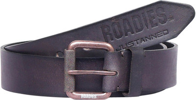 

Roadies Men Casual Brown Genuine Leather Belt