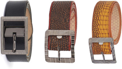 

Celebrino Men Casual Multicolor Artificial Leather Belt