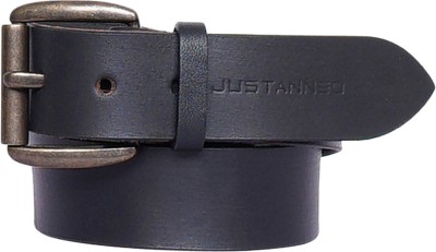 

Justanned Men Casual Black Genuine Leather Belt