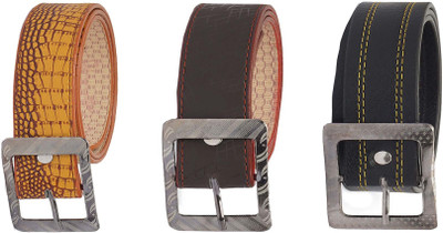 

Celebrino Men Casual Multicolor Artificial Leather Belt