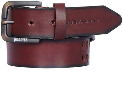 

Roadies Men Casual Brown Genuine Leather Belt
