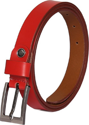 

Chisel Women Casual Red Genuine Leather Belt