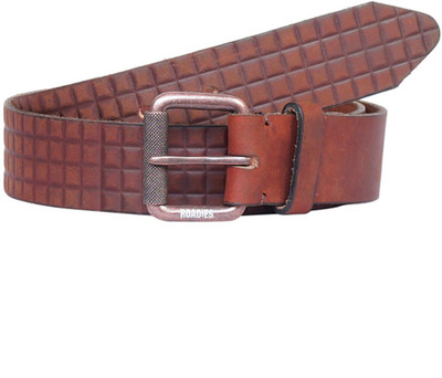 

Roadies Men Casual Brown Genuine Leather Belt