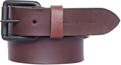 

Justanned Men Casual Brown Genuine Leather Belt