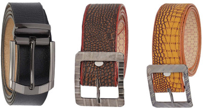 

Celebrino Men Casual Multicolor Artificial Leather Belt