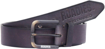 

Roadies Men Casual Brown Genuine Leather Belt