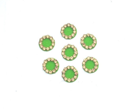 

Shri Ji Collection Light Green Golden Stone Bindi Forehead Green Bindis(Fancy)