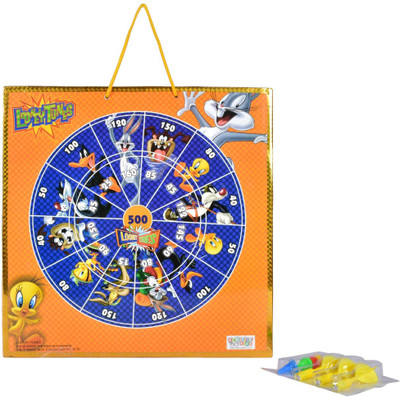 

Looney Tunes 2 in 1 Dart Board and Snakes & Ladders Board Game
