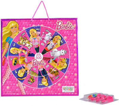 

Barbie 2 in 1 Dart Board and Snakes & Ladders Board Game