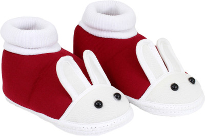 

Neska Moda Rabbit 18 To 24 Month Baby Booties(Toe to Heel Length - 15 cm Maroon)