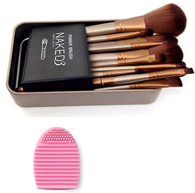 

Lifestyle-You Makeup brush Set (12 Pcs) With Free Brush Egg – The Innovative Makeup Brush Cleaner(Pack of 12)