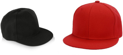 FashMade Snapback Cap Cap(Pack of 2)