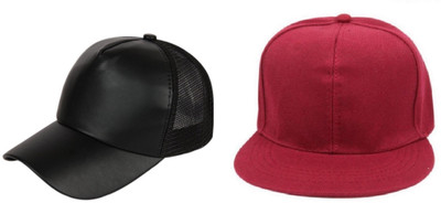 FashMade Snapback Cap Cap(Pack of 2)