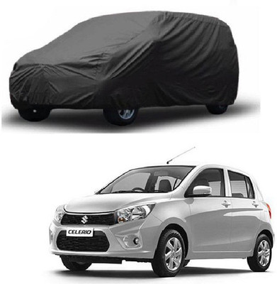 Furious3D Car Cover For Maruti Suzuki Celerio (Without Mirror Pockets)(Grey)