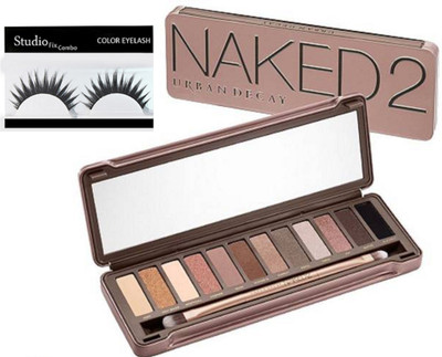 

Studio Fix Combo Eyelashes & Naked 2 Eyeshadow Pallete(Set of 2)