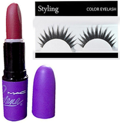 

styling Eyelashes & selena Matte Finish Long Lasting Lipstick(Set of 2)