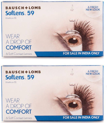 

Bausch & Lomb Soflens 59 Monthly(-0.75, Contact Lenses, Pack of 12)