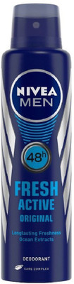

Nivea Fresh Active Original 48 Hours Deodorant, 150ml Body Spray - For Men & Women(150 ml)