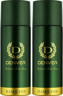 

Denver Hamilton Deo Combo Body Spray Deodorant Spray - For Men(330 ml, Pack of 2)