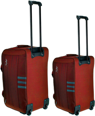 

Skybags italy duffle strolly set of 2 bags 62 cm and 52 cm Duffel Strolley Bag(Red)