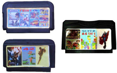 

PTCMart 8 bit video games Gaming set of 3 Gaming Accessory Kit(Multicolor, For PC)