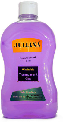 

Juliana Transparent Purple Colour School glue 500 ml (Slime special) Glue(500 ml)