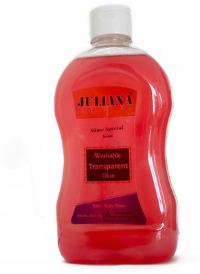 

Juliana Transparent Red Colour School glue 500 ml (Slime special) Glue(500 ml)