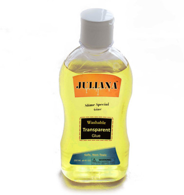 

Juliana Transparent Yellow Colour School glue 8.45 OZ or 250 ml (Slime special) Glue(250 ml)