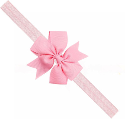 

ADS Trendyzones Baby Headbands Hairband Grosgrain Ribbon Boutique Plain Bow Bowknot for Girls Newborn Teens Infant Toddler hair band Head Band(Pink)