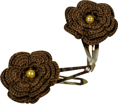

LA Riyo Crochet Handmade Clip 963 Hair Clip(Brown)