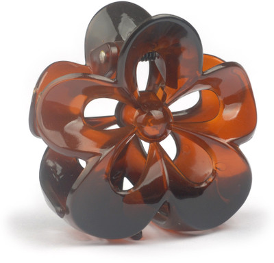 

Basicare FLOWER CLAW CLIP PACK OF2SHELL Hair Clip(Black)