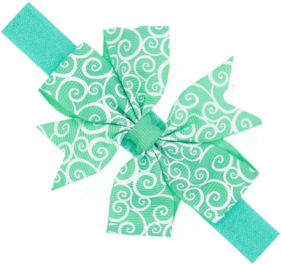 

ADS_Trendyzones Baby Headbands Hairband Grosgrain Ribbon Boutique Spring Bow Bowknot for Girls Newborn Teens Infant Toddler hair band Head Band(Green)