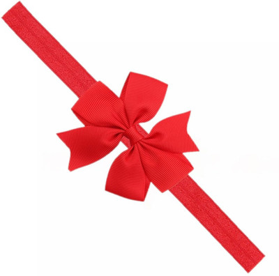 

ADS Trendyzones Baby Headbands Hairband Grosgrain Ribbon Boutique Plain Bow Bowknot for Girls Newborn Teens Infant Toddler hair band Head Band, Hair Band(Red)
