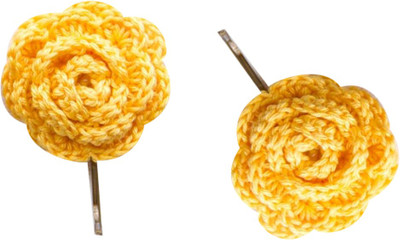 LA Riyo Crochet Handmade Clip 2054 Hair Clip(Yellow)