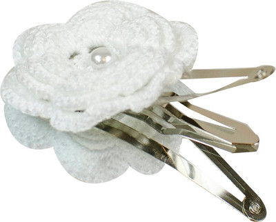 

LA Riyo Crochet Handmade Clip 1642 Hair Clip(White)