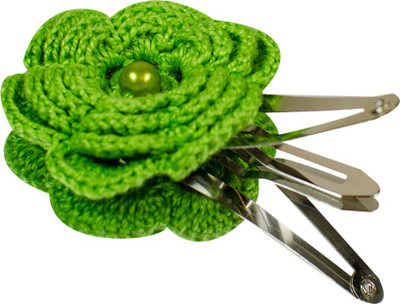 

LA Riyo Crochet Handmade Clip 509 Hair Clip(Green)