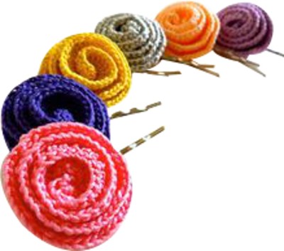 

LA Riyo Crochet Handmade Clip 1351 Hair Clip(Multicolor)